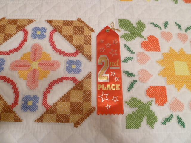 Secon Prize Winner in the Hixson Order of the Easter Star 2012 Quilt Show